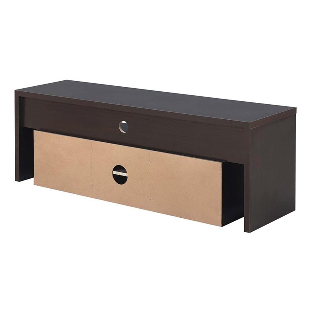 65 inch Espresso TV Stand with Storage Cabinets and Shelves J4790