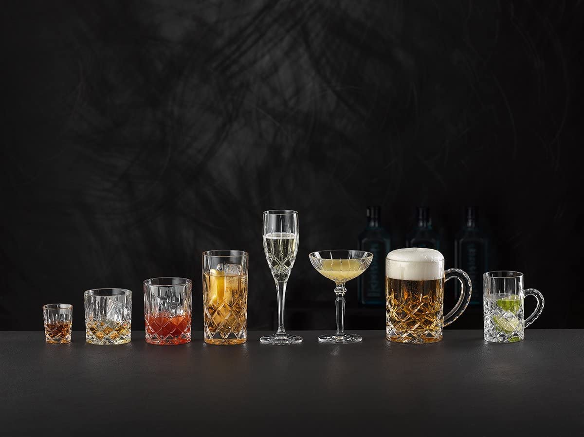 Clear Crystal Cocktail Coupe Glasses, Set of 2 M356815