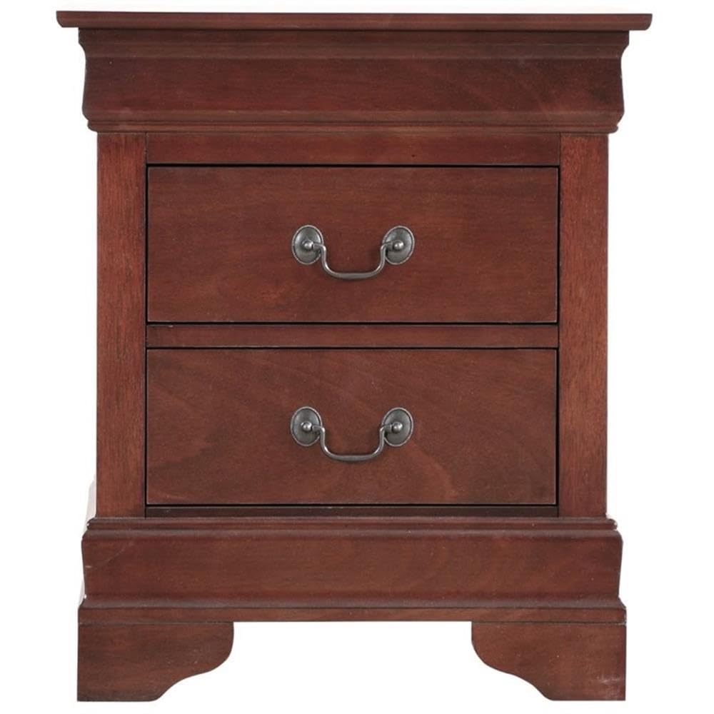 Cherry 2 Drawer Nightstand G73118
