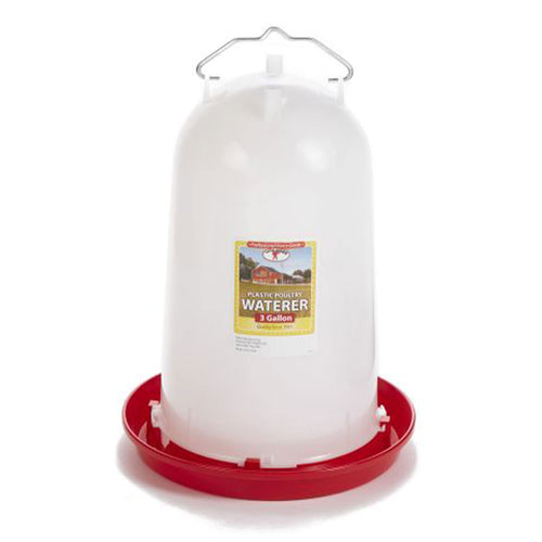 3 Gallon Plastic Gravity Fed Waterer 4-Pack P20693