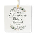 Ceramic 3-inch Square-Shaped Ornament W768754