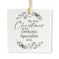 Ceramic 3-inch Square Ornament O3247