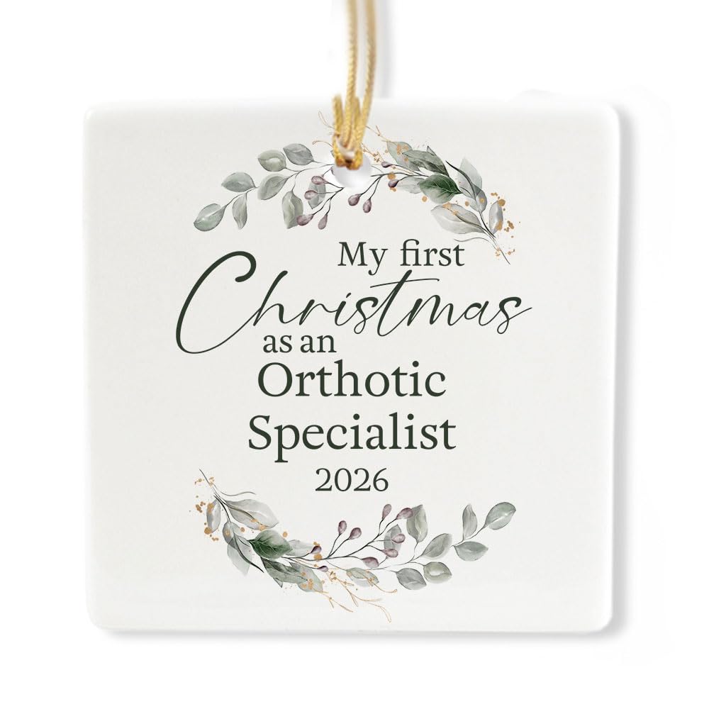 Ceramic 3-inch Square Ornament O3247
