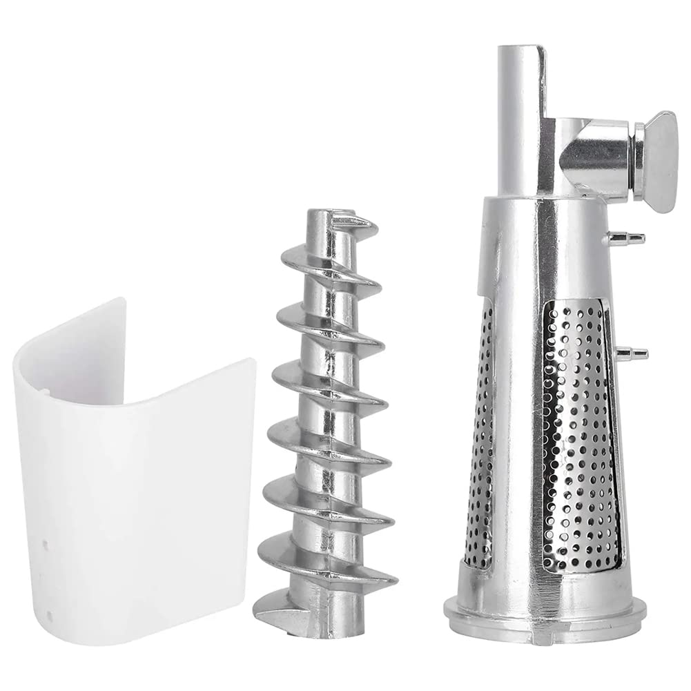 Meat Grinder Attachment for Mixers, White & Silver G310692