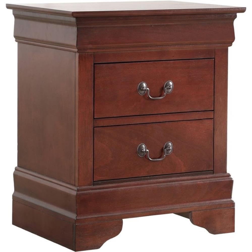 Cherry 2 Drawer Nightstand G73118