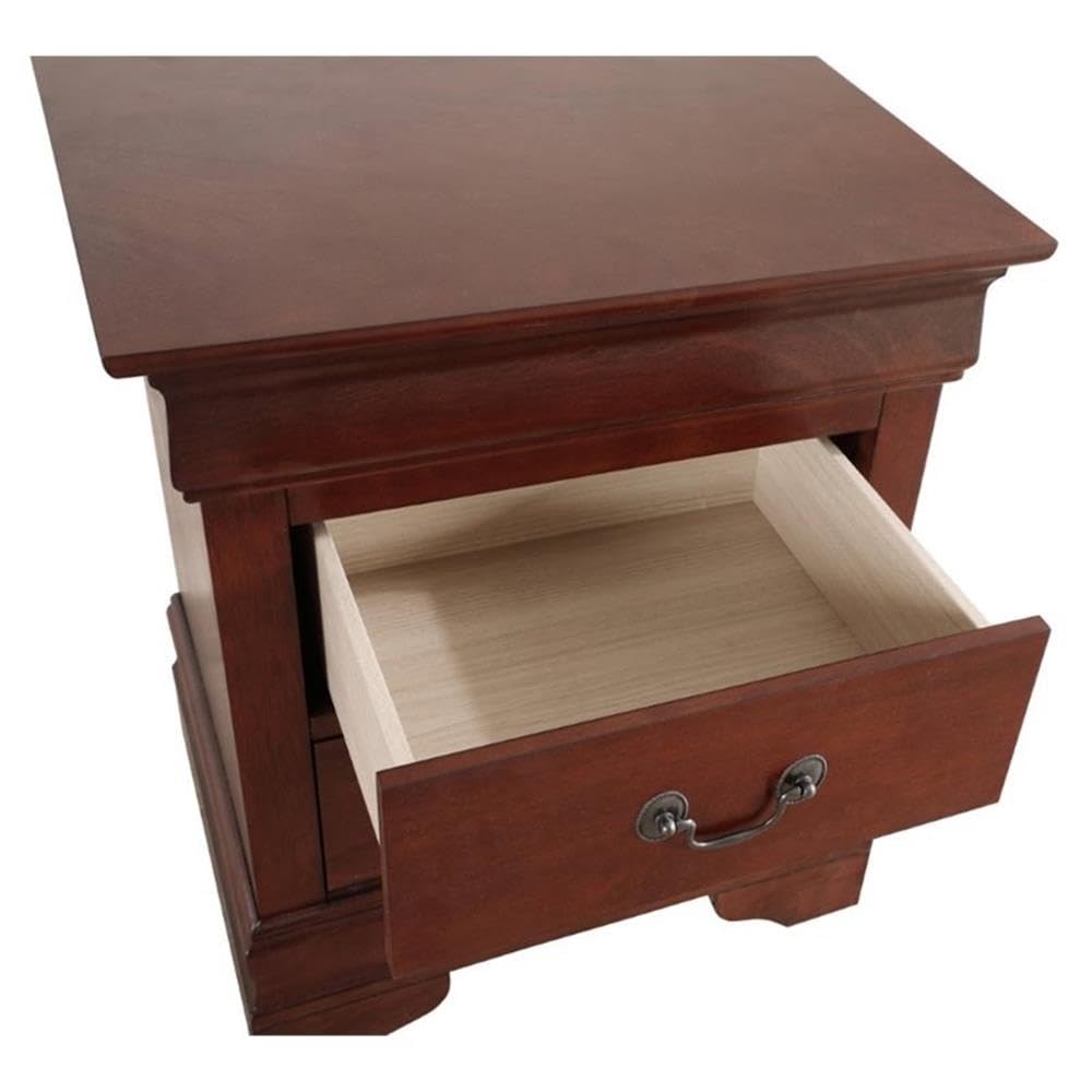 Cherry 2 Drawer Nightstand G73118