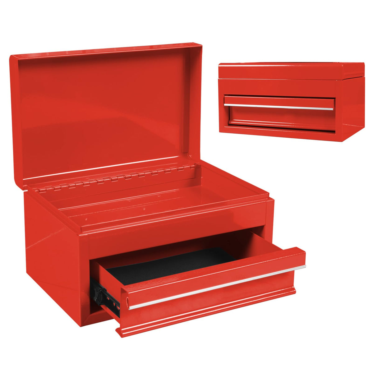 10" Mini Portable Steel Tool Box with Drawer A941