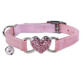 Pink Cat Collar with Safety Belt and Bell E870