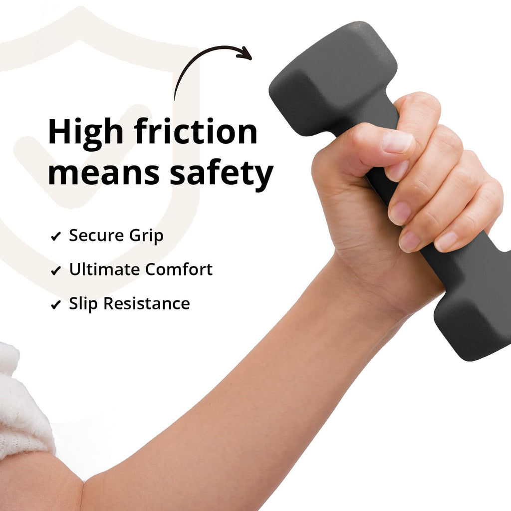 Neoprene Dumbbells Set, 1-15 LB, Anti-Slip, Hex Shape Y98929