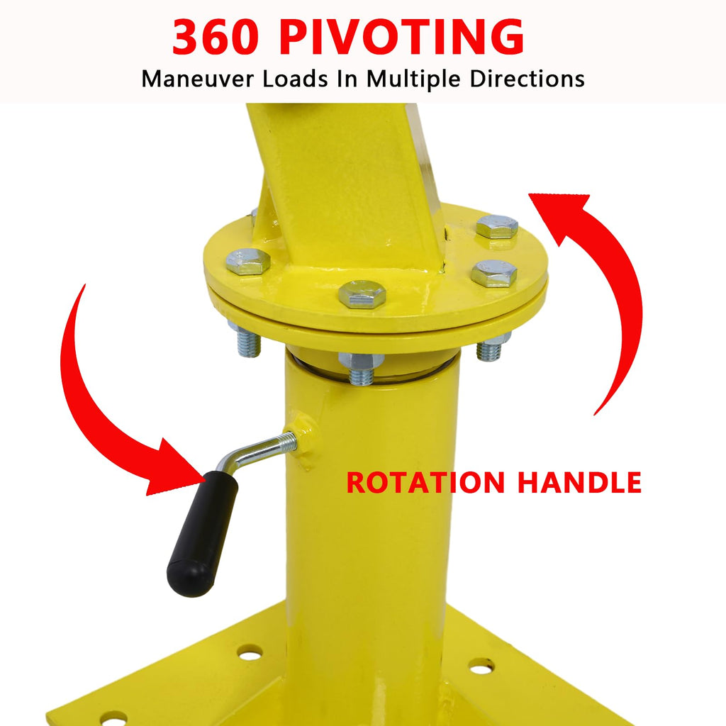 2000 lb Hydraulic Pickup Truck Crane with Hand Winch Q968