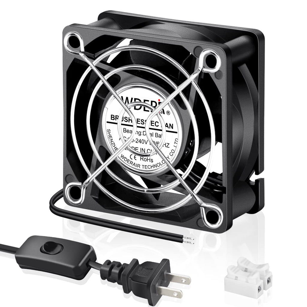 60mm x 25mm Mini Muffin Fan Cooling Axial AC U5094