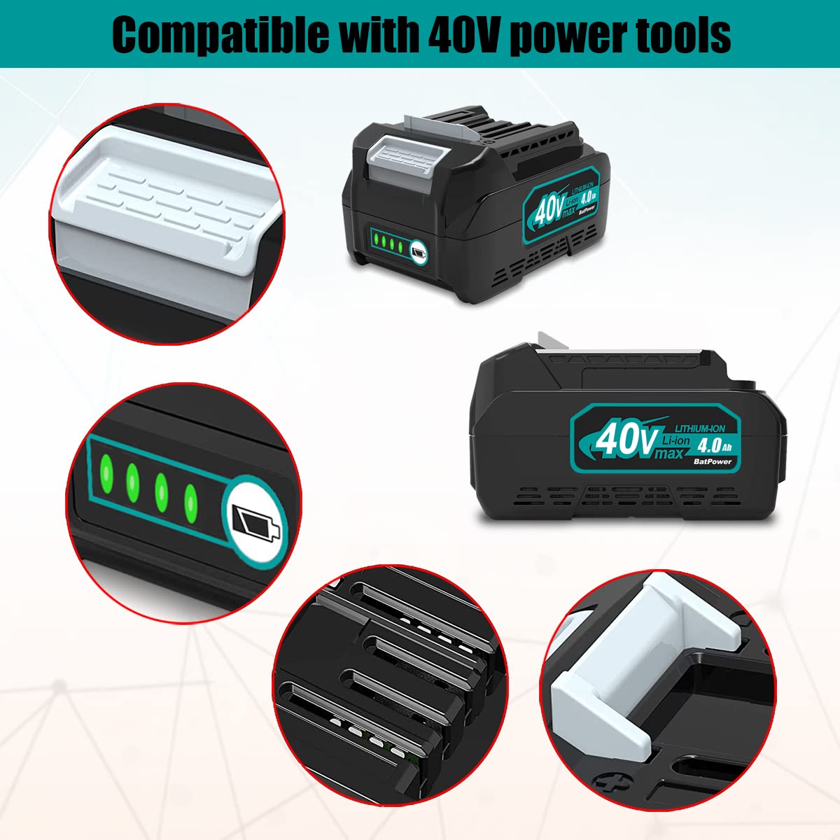 40V 4.0Ah Battery J916268