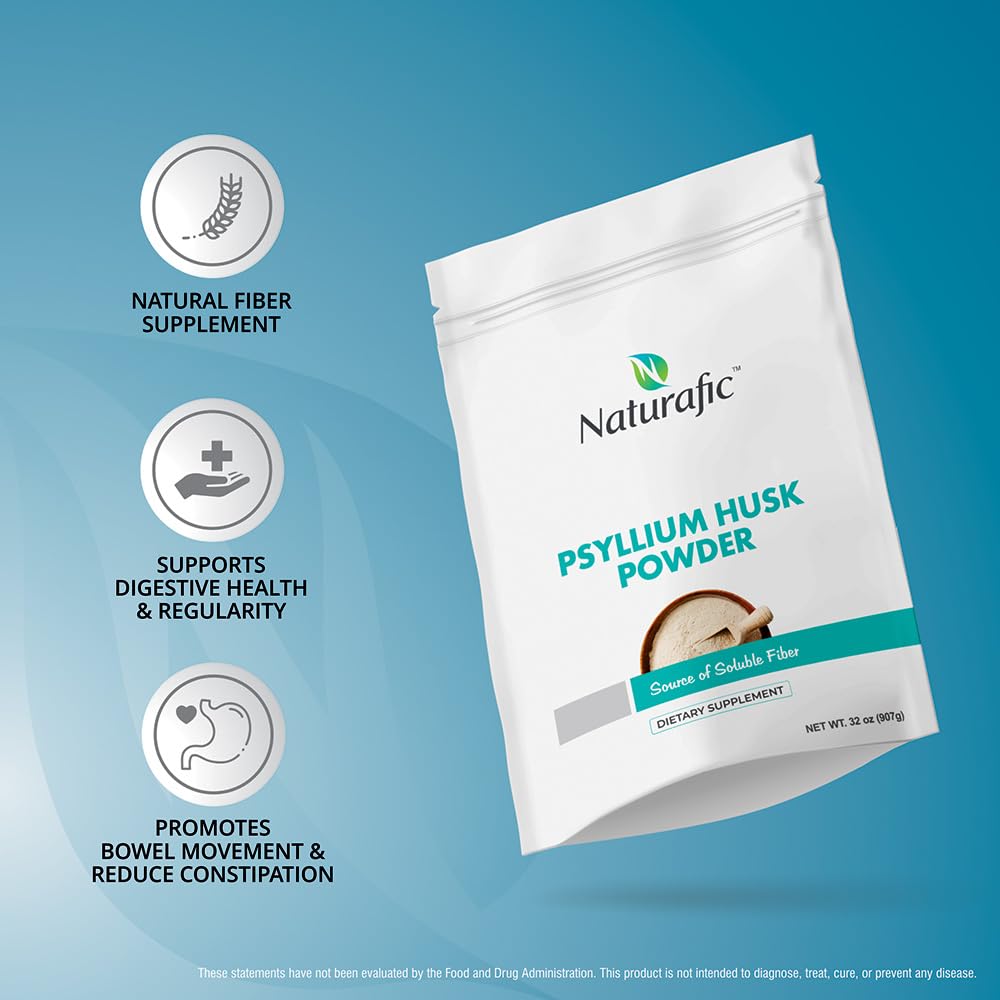 Unflavored Psyllium Husk Powder 32oz P750479