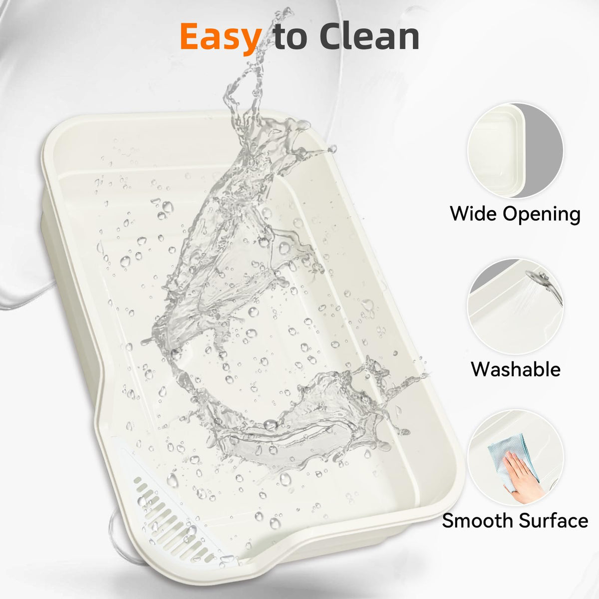 Extra Large Low Entry Cat Litter Box F66143