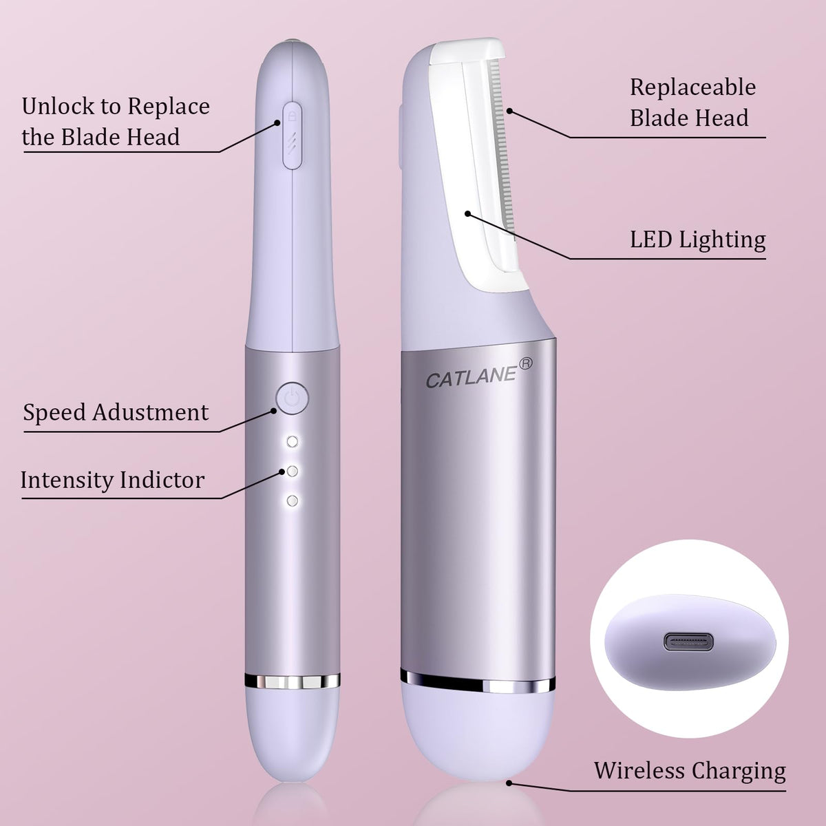Dermaplane Razor with LED Light I4593