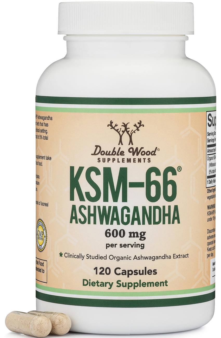 Ashwagandha 600mg Organic 120 Capsules L30667