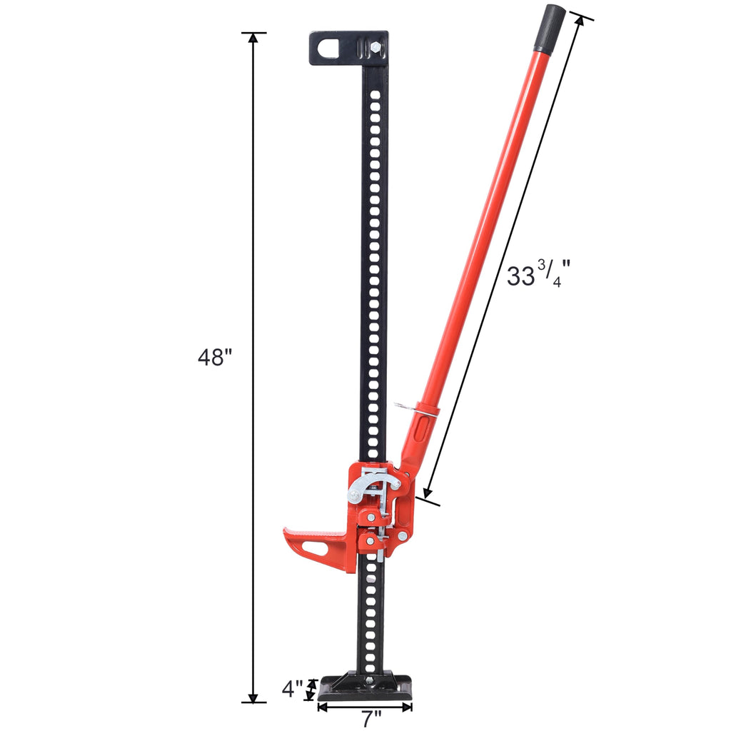 7000 lbs Capacity 48" High Lift Farm Jack R44830