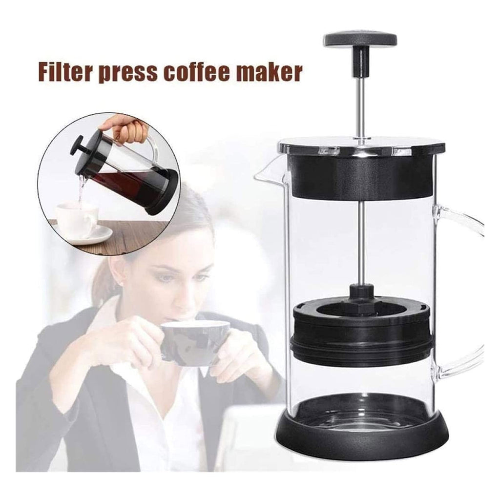 34 Oz Stainless Steel French Coffee Press with Triple Filters Z779014