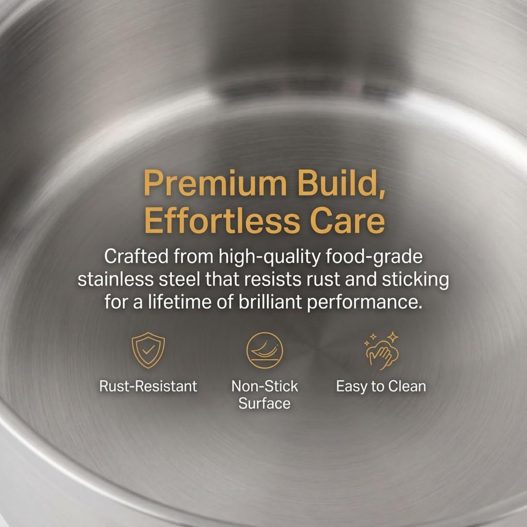 Stainless Steel Stock Pot with Lid V796