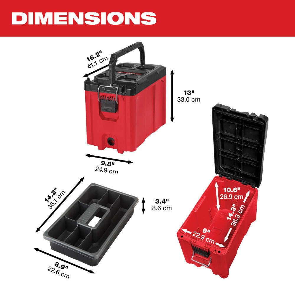 10 in. Heavy Duty Impact Resistant Compact Tool Box H97573