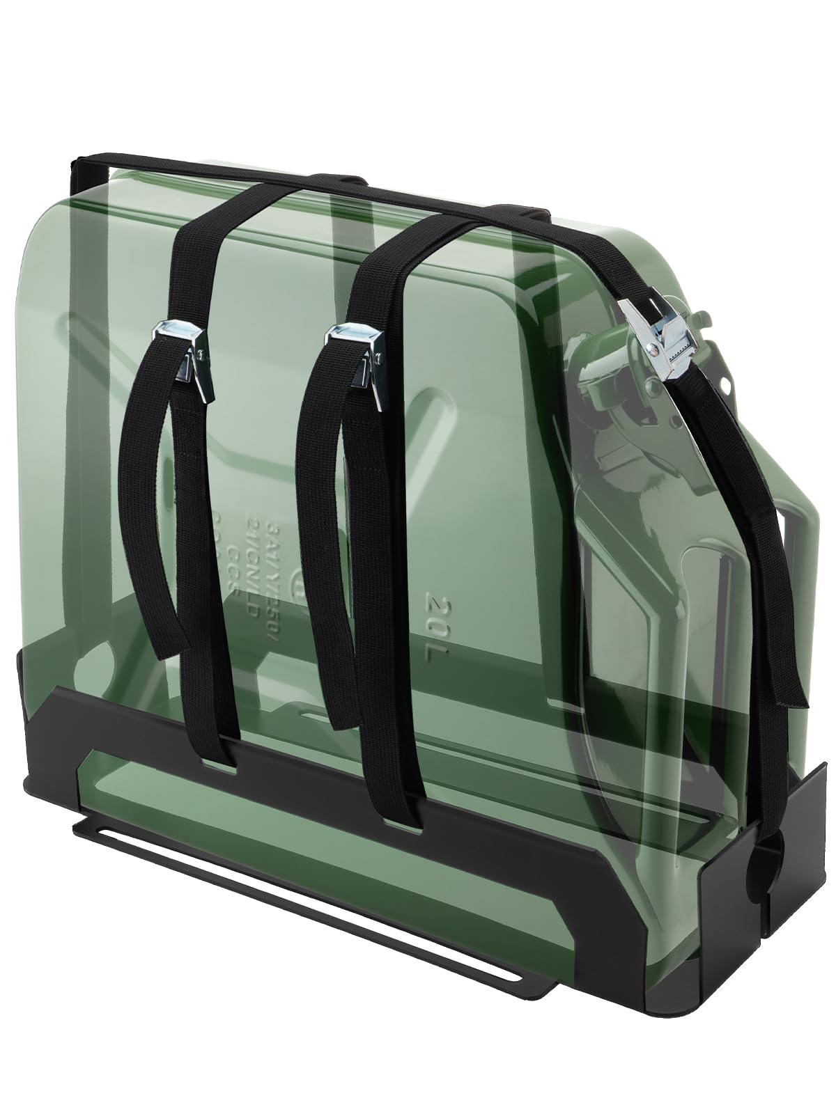 Heavy-Duty Jerry Can Holder with Webbed Strap W493