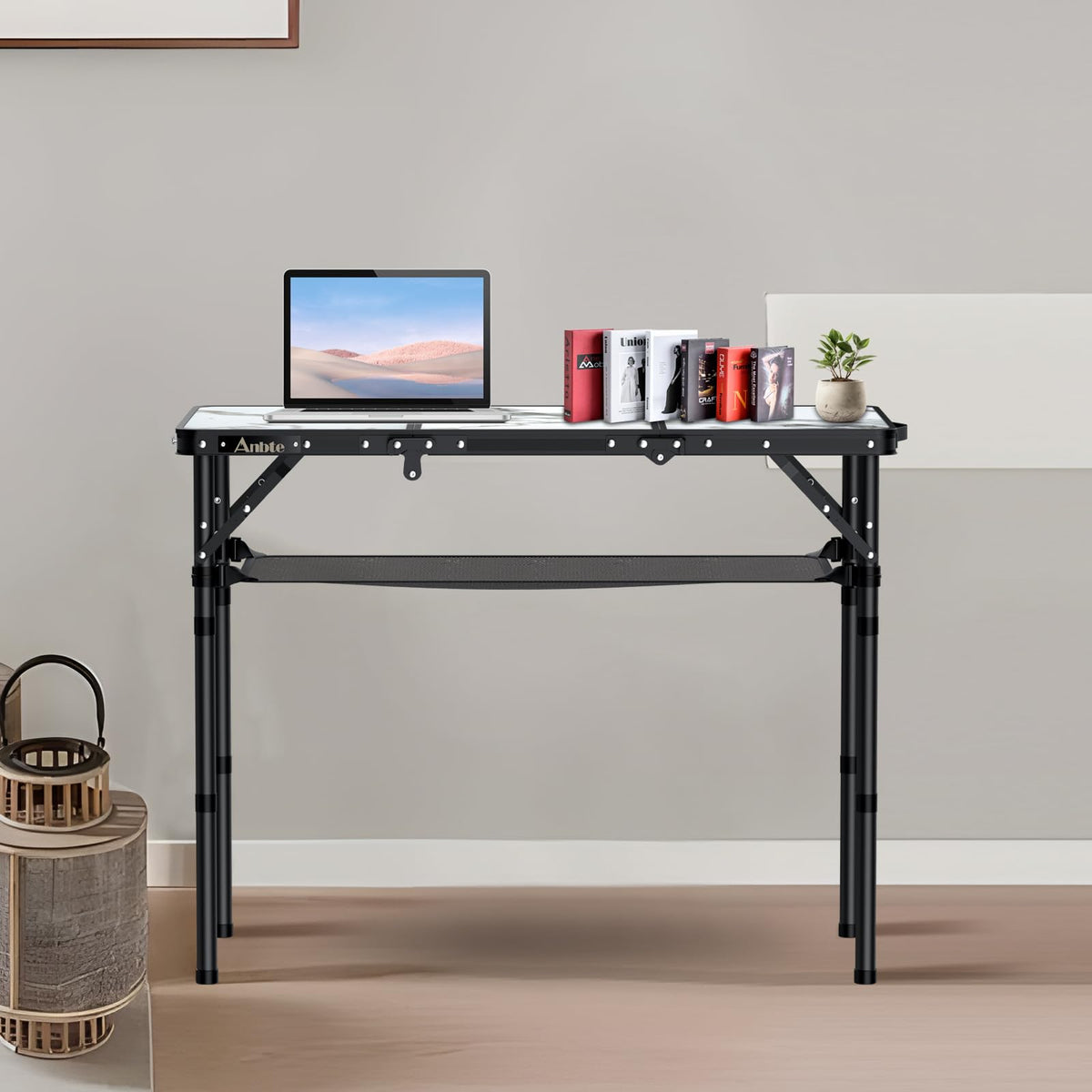 3ft Folding Camping Table, 3 Adjustable Height L5335