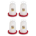 3 Gallon Plastic Gravity Fed Waterer 4-Pack P20693