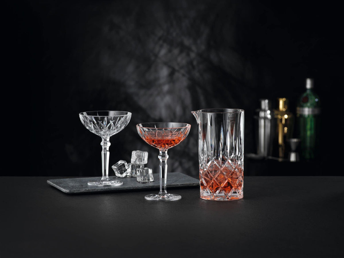 Clear Crystal Cocktail Coupe Glasses, Set of 2 M356815