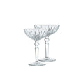 Clear Crystal Cocktail Coupe Glasses, Set of 2 M356815
