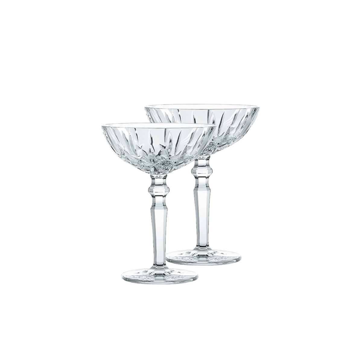 Clear Crystal Cocktail Coupe Glasses, Set of 2 M356815