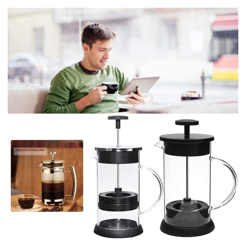 34 Oz Stainless Steel French Coffee Press with Triple Filters Z779014