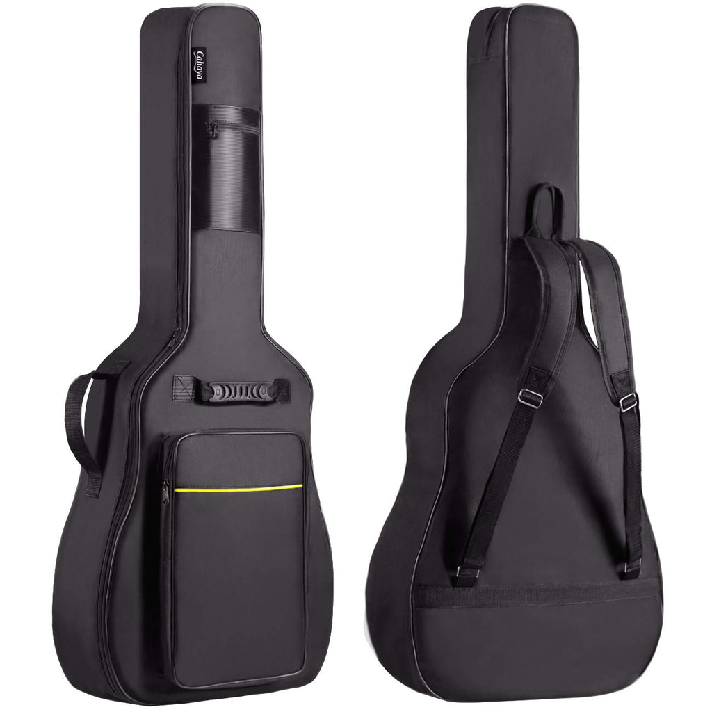 41 In 0.35 In Thick Padding Soft Guitar Bag Black Y793383