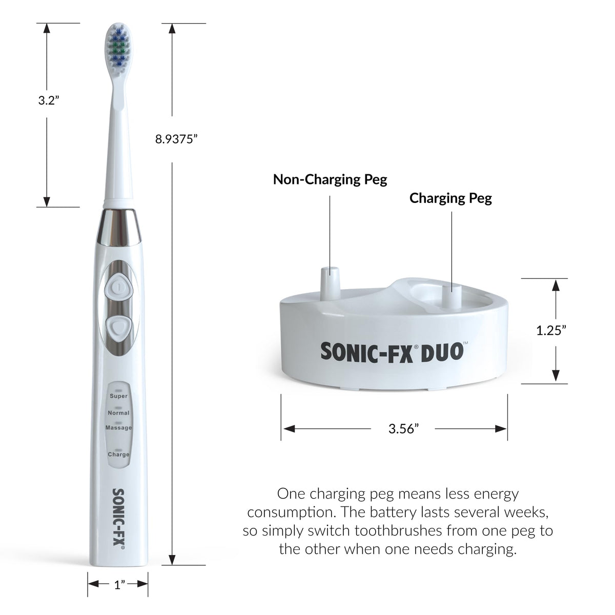 Rechargeable Electric Toothbrush Set with 14 Brush Heads E37323