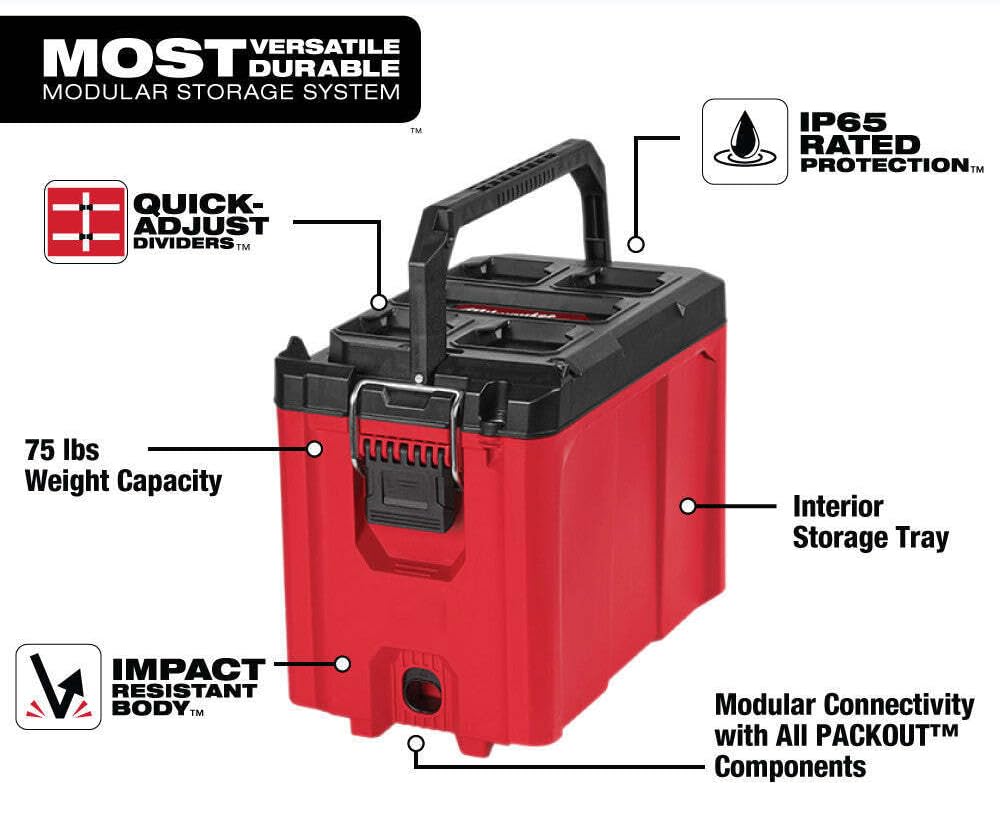 10 in. Heavy Duty Impact Resistant Compact Tool Box H97573