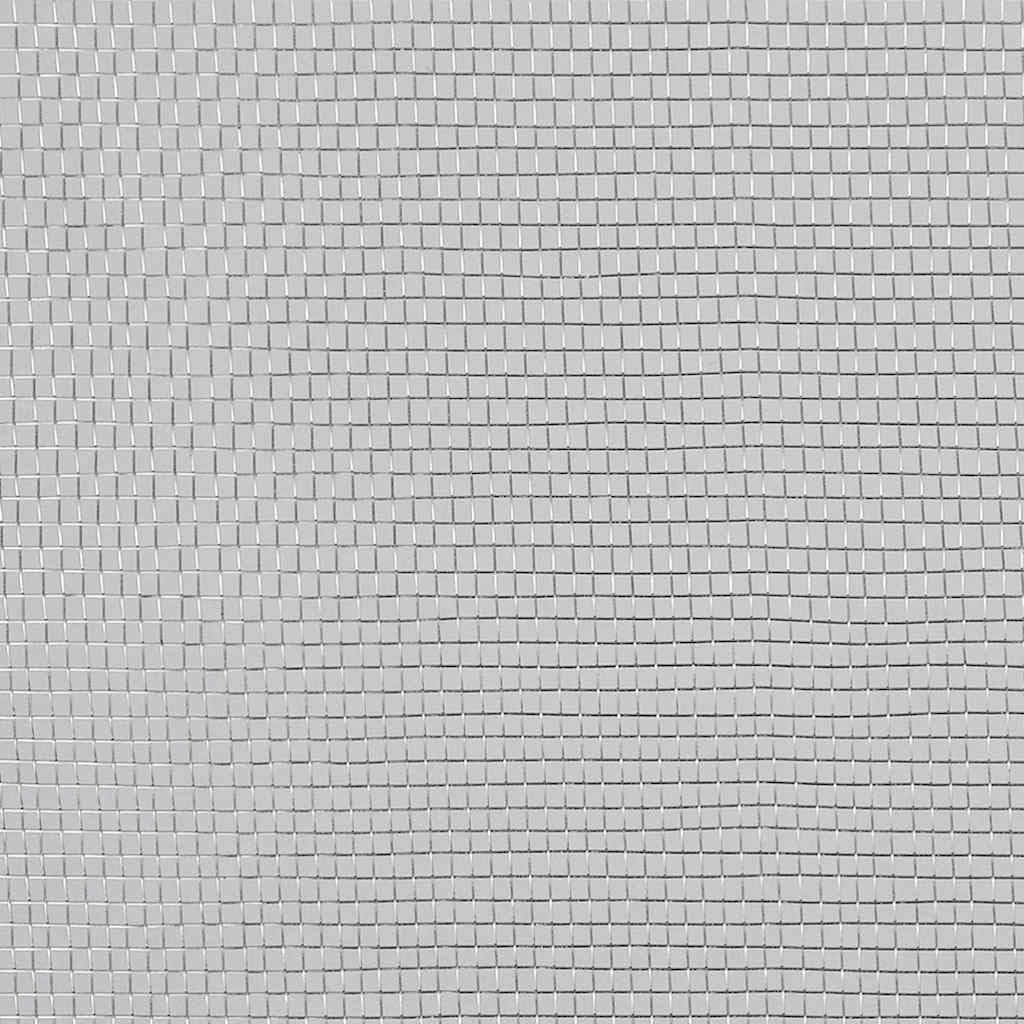 Aluminum Mesh Screen 39.4x196.9 Inches Silver N11260