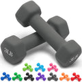 Neoprene Dumbbells Set, 1-15 LB, Anti-Slip, Hex Shape Y98929