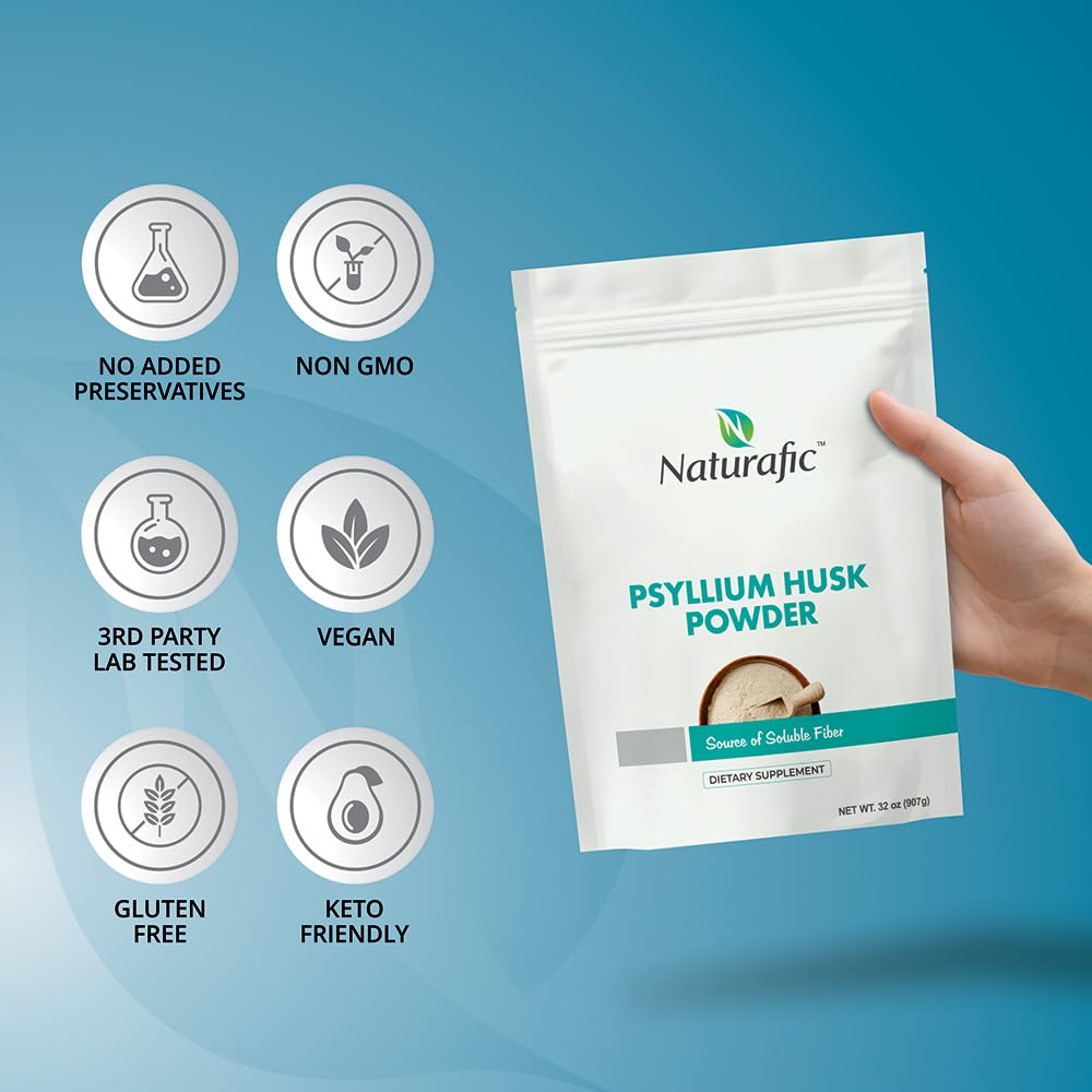 Unflavored Psyllium Husk Powder 32oz P750479