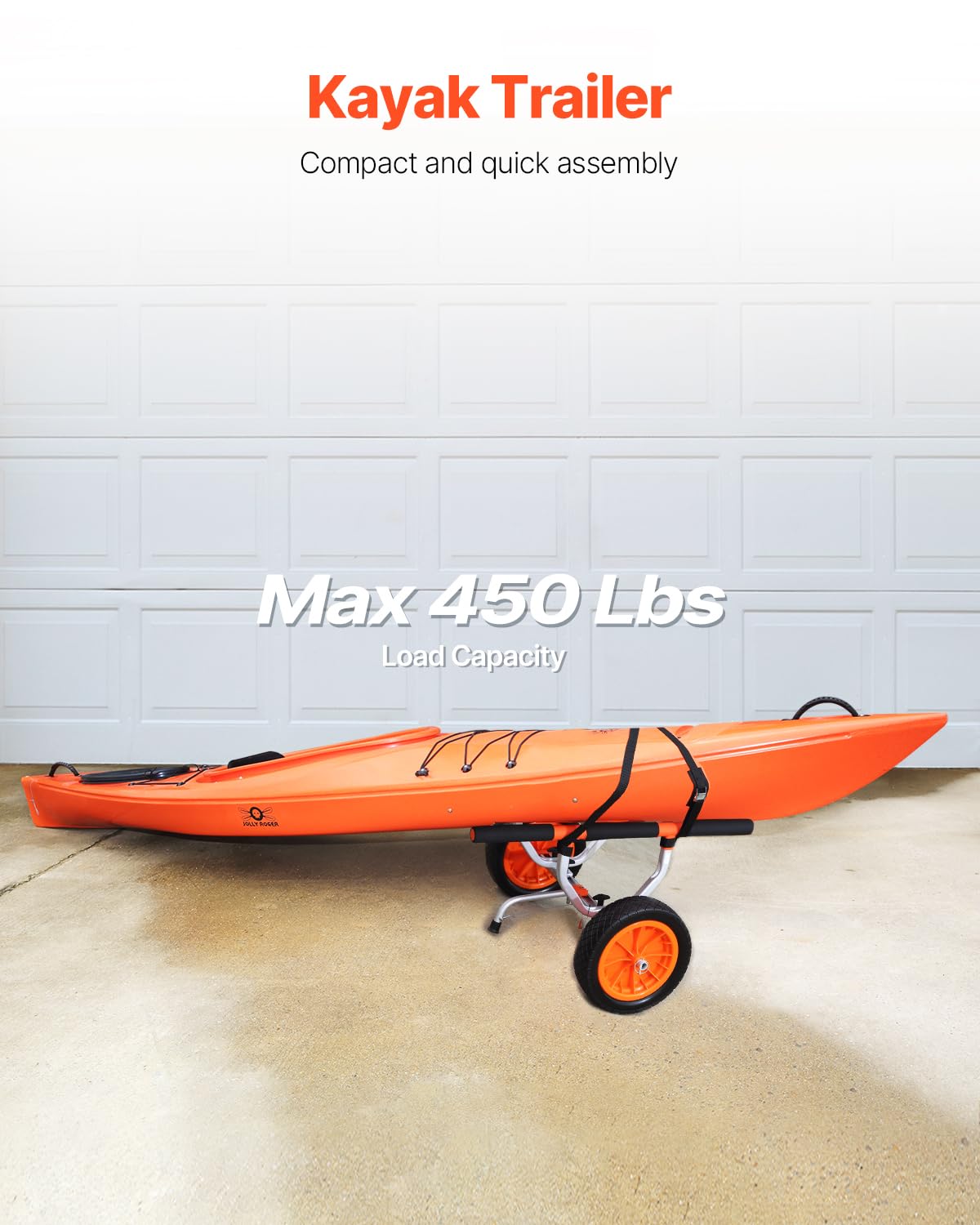 Heavy Duty 450 lbs Kayak Cart M118966