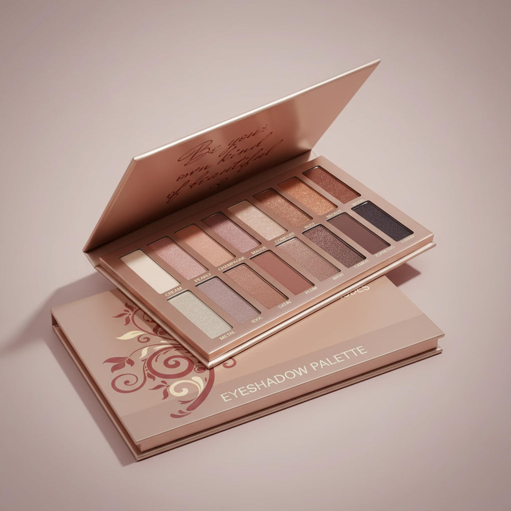 16 Soft Nude Shimmer & Matte Eyeshadow Palette U942950