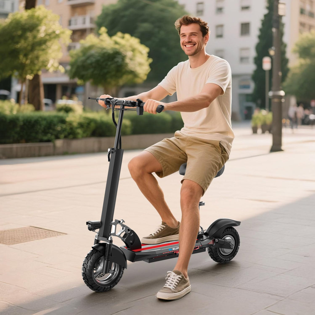800W 45 Mile Range 25 Mph Foldable Electric Scooter with Seat F927691