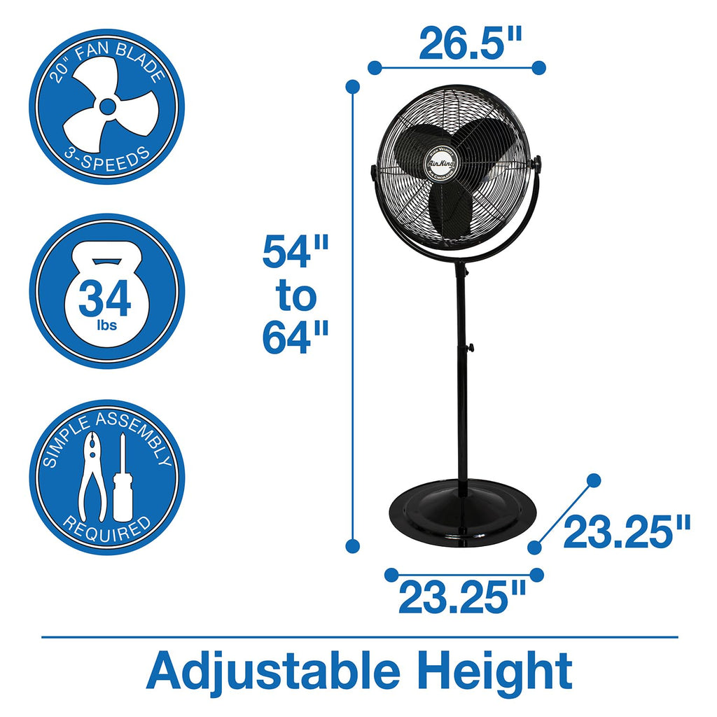 20-Inch Pedestal Fan C1576