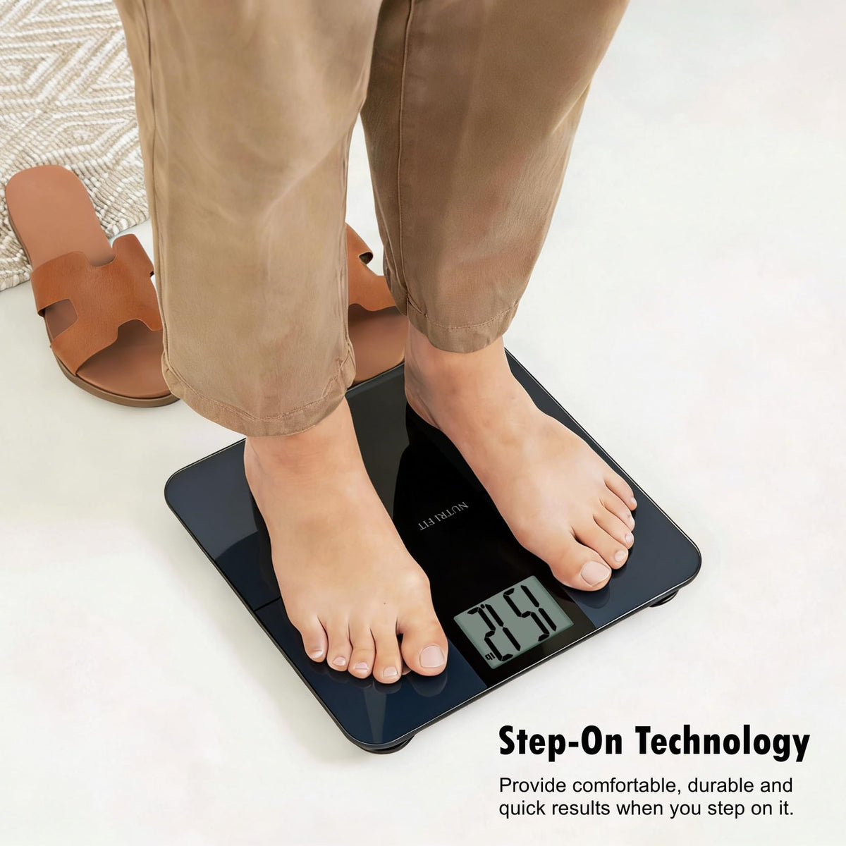 Digital Bathroom Scale 550lb Extra Large Display T892