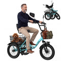 Folding Electric Tricycle 1000W 48V 18" Tire D17126