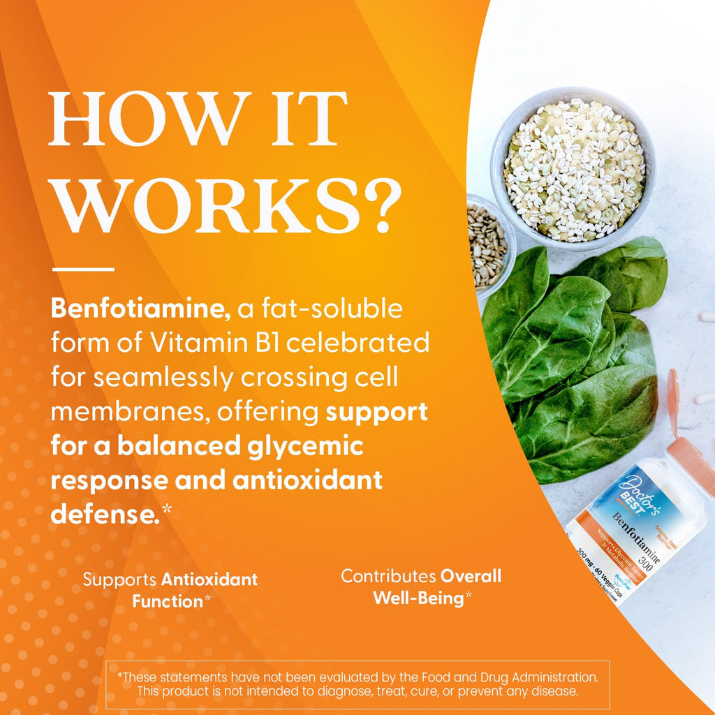 Benfotiamine 300mg Vegan 60 Veggie Caps N59474