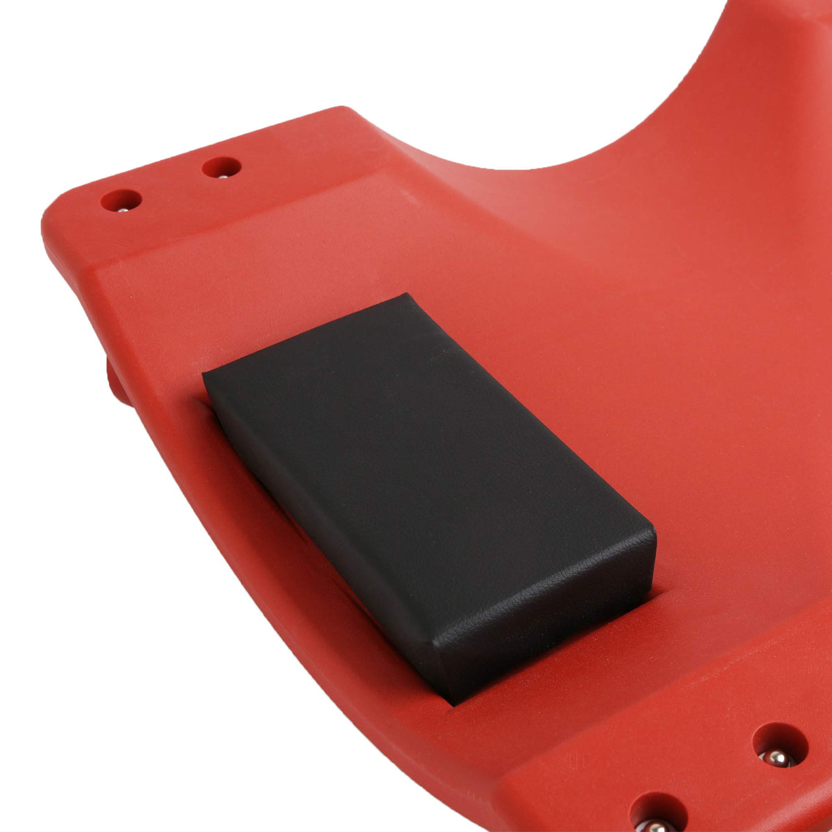 Red 40 Inch Plastic Rolling Creeper F33733