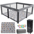 Foldable Baby Playpen with Mat and Travel Pack T408