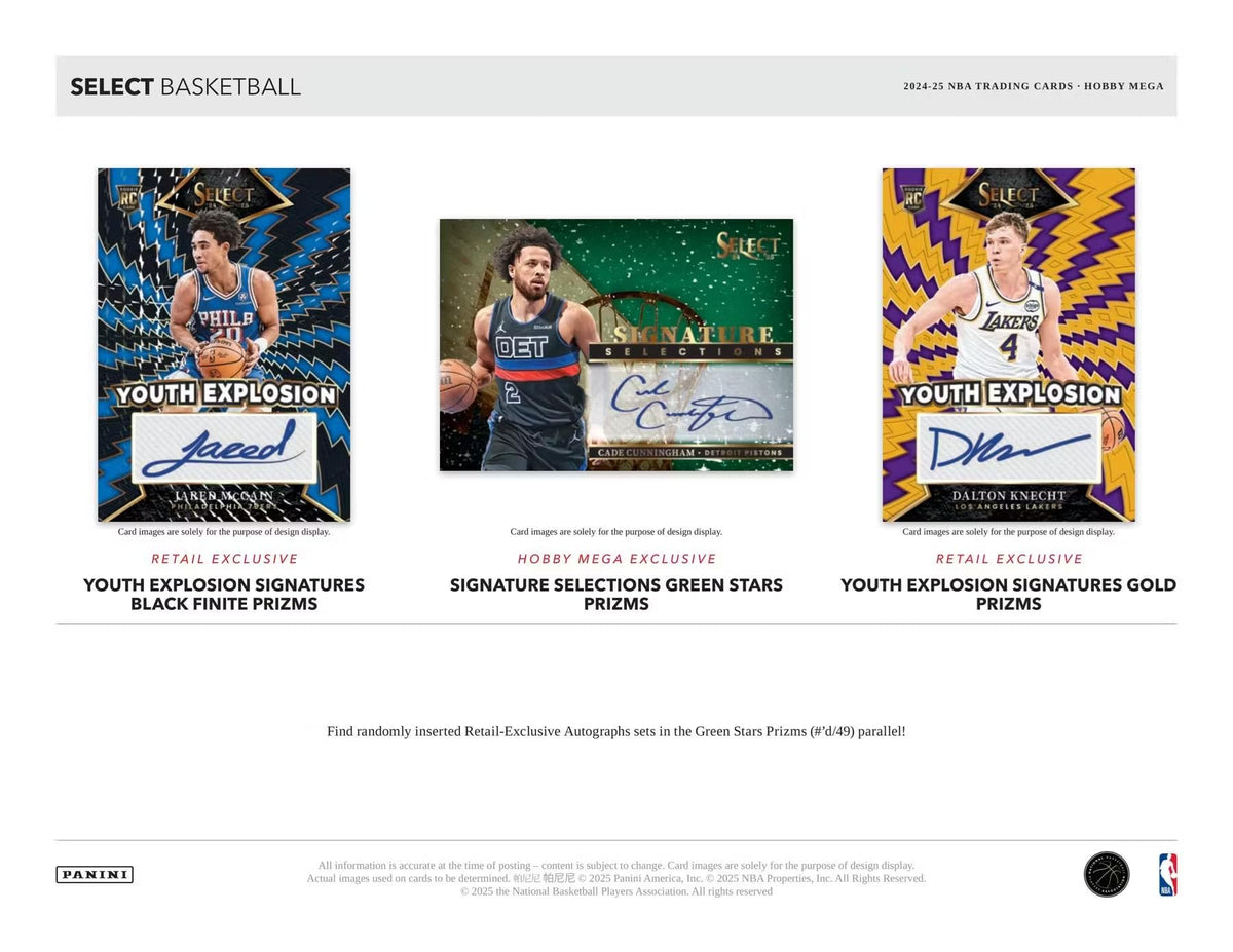 2024-25 Select Basketball Trading Card Box L520