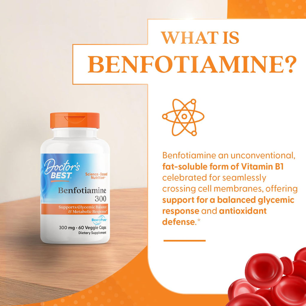 Benfotiamine 300mg Vegan 60 Veggie Caps N59474