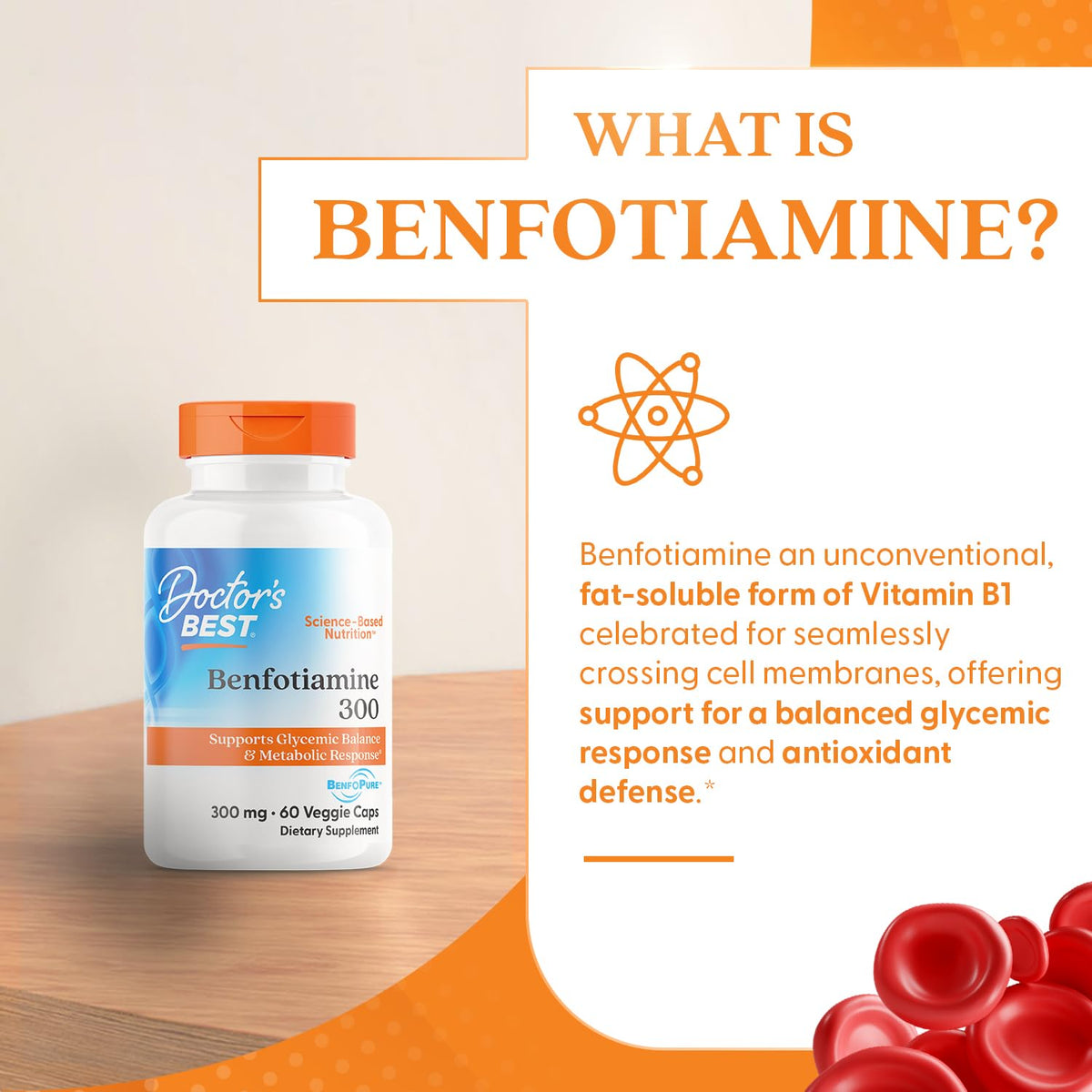 Benfotiamine 300mg Vegan 60 Veggie Caps N59474