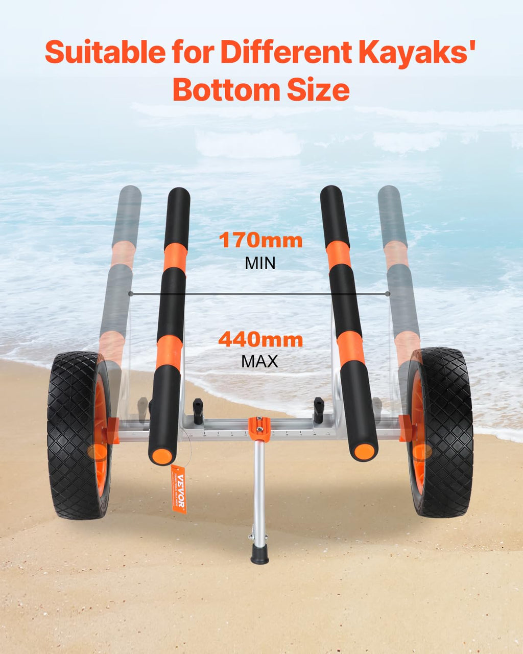 Heavy Duty 450 lbs Kayak Cart M118966